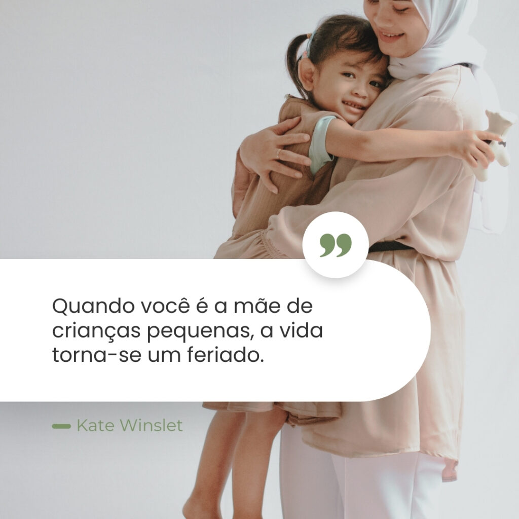 Mensagem de Kate Winslet  para o Dia das Mães