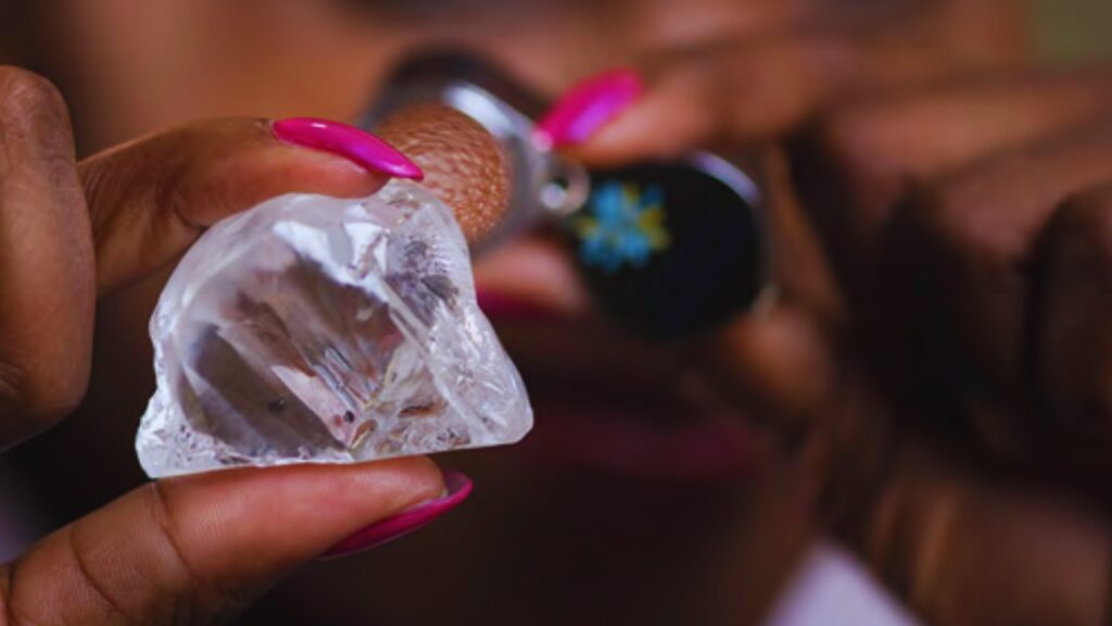 Diamond from Karowe, Botswana, 1,080 Carats