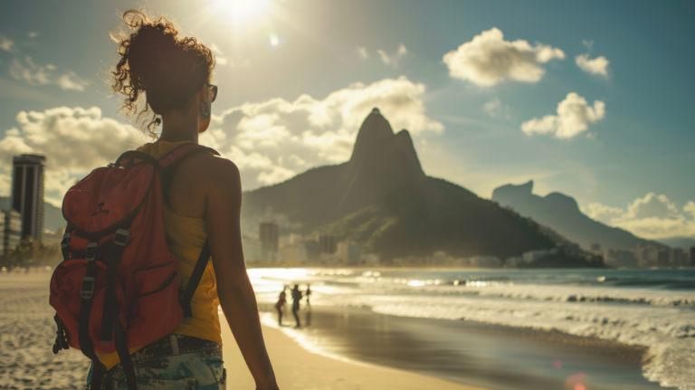 Tourist in Rio de Janeiro