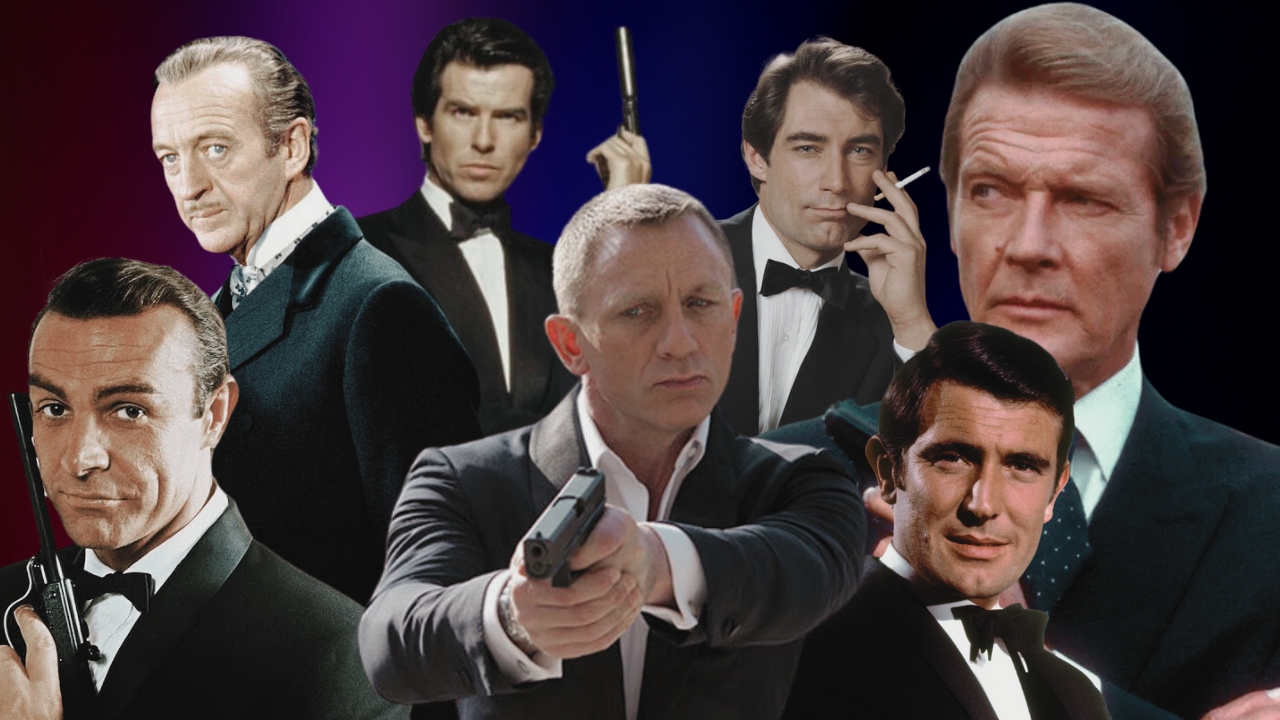 James Bond Actors in Order - From Sean Connery to Daniel Craig ...