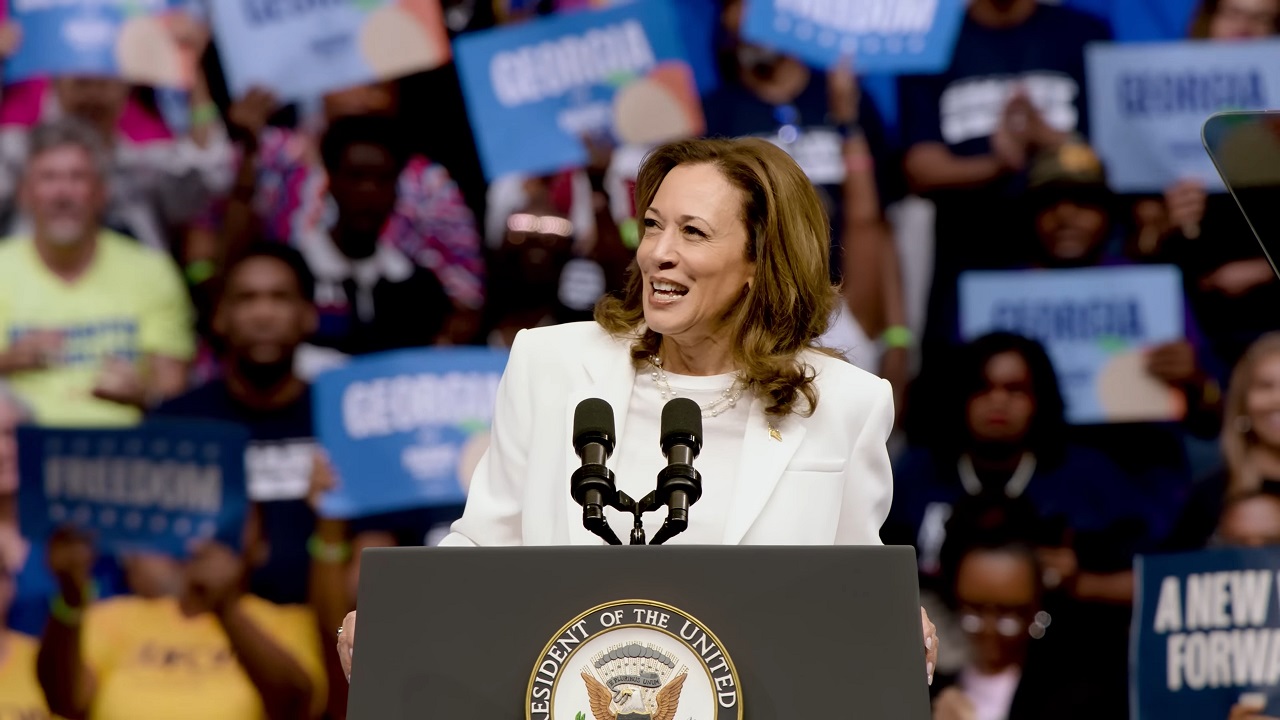 Kamala Harris's speech during the presidential campaign