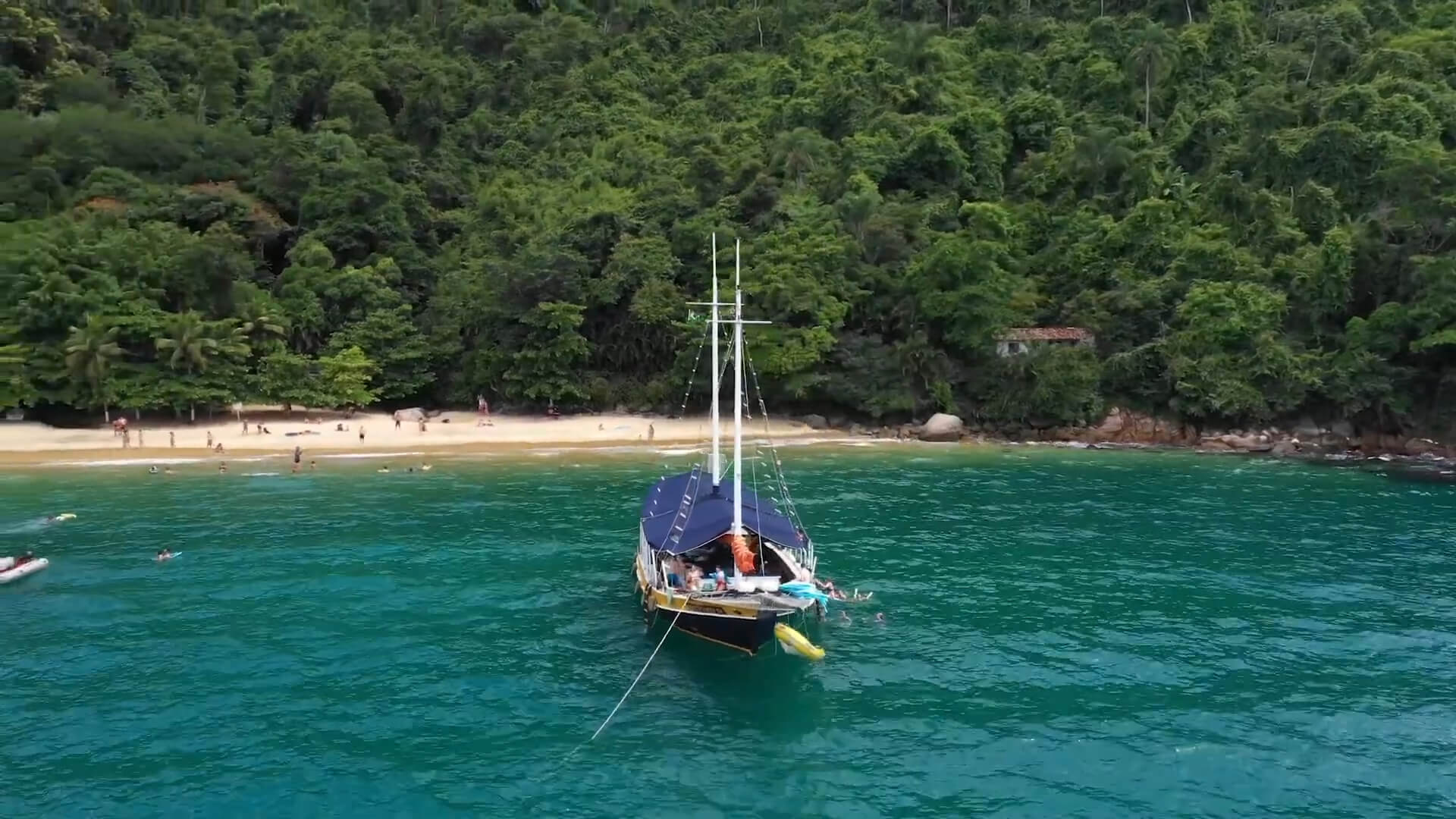 Beautiful Beach in Paraty near Rio de Janeiro