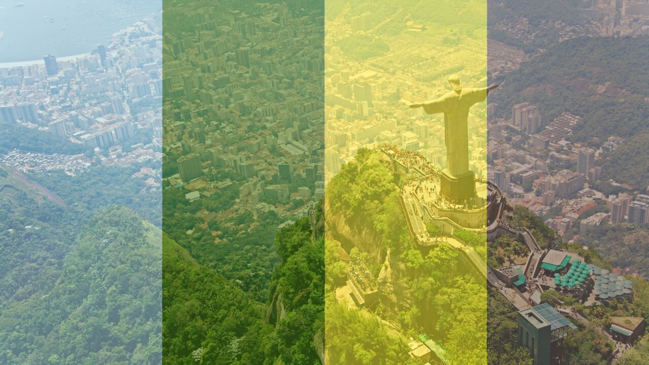 Brazil Seasons Illustrated with four color