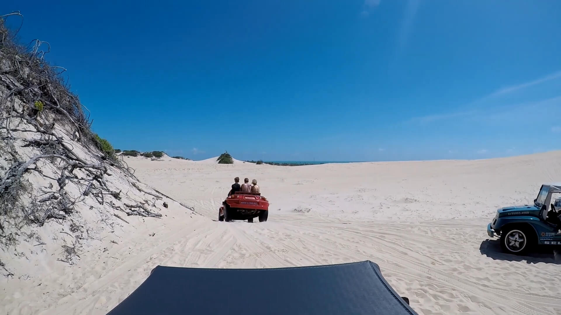 Buggy ride on the sand dunes in Natal