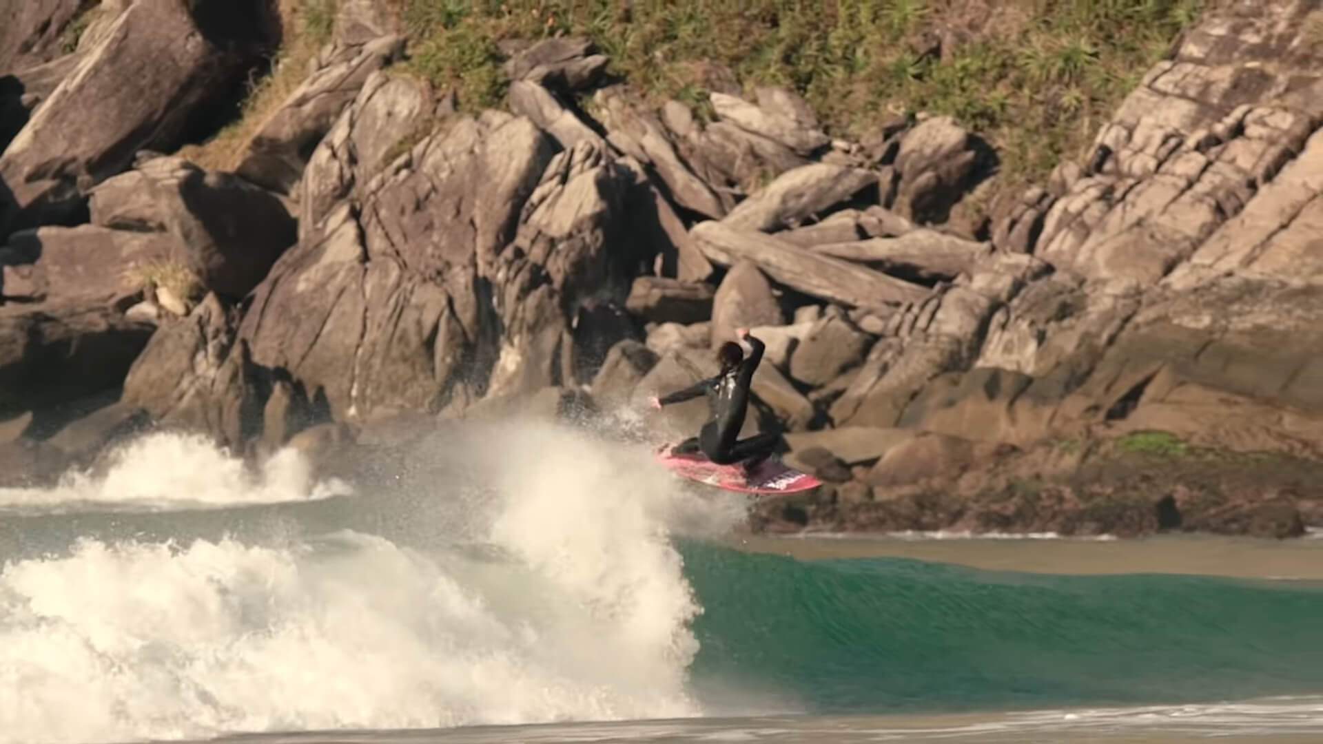 Surfing in Florianopolis