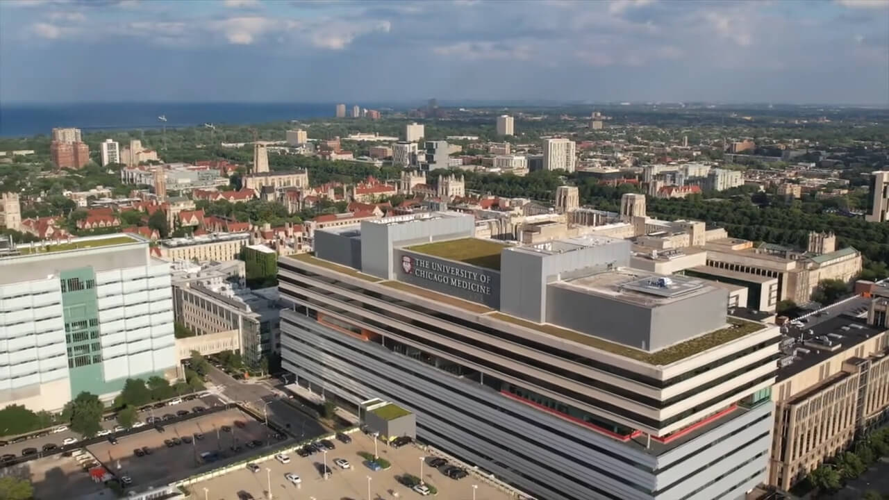 Building of the Medical School in Chicago