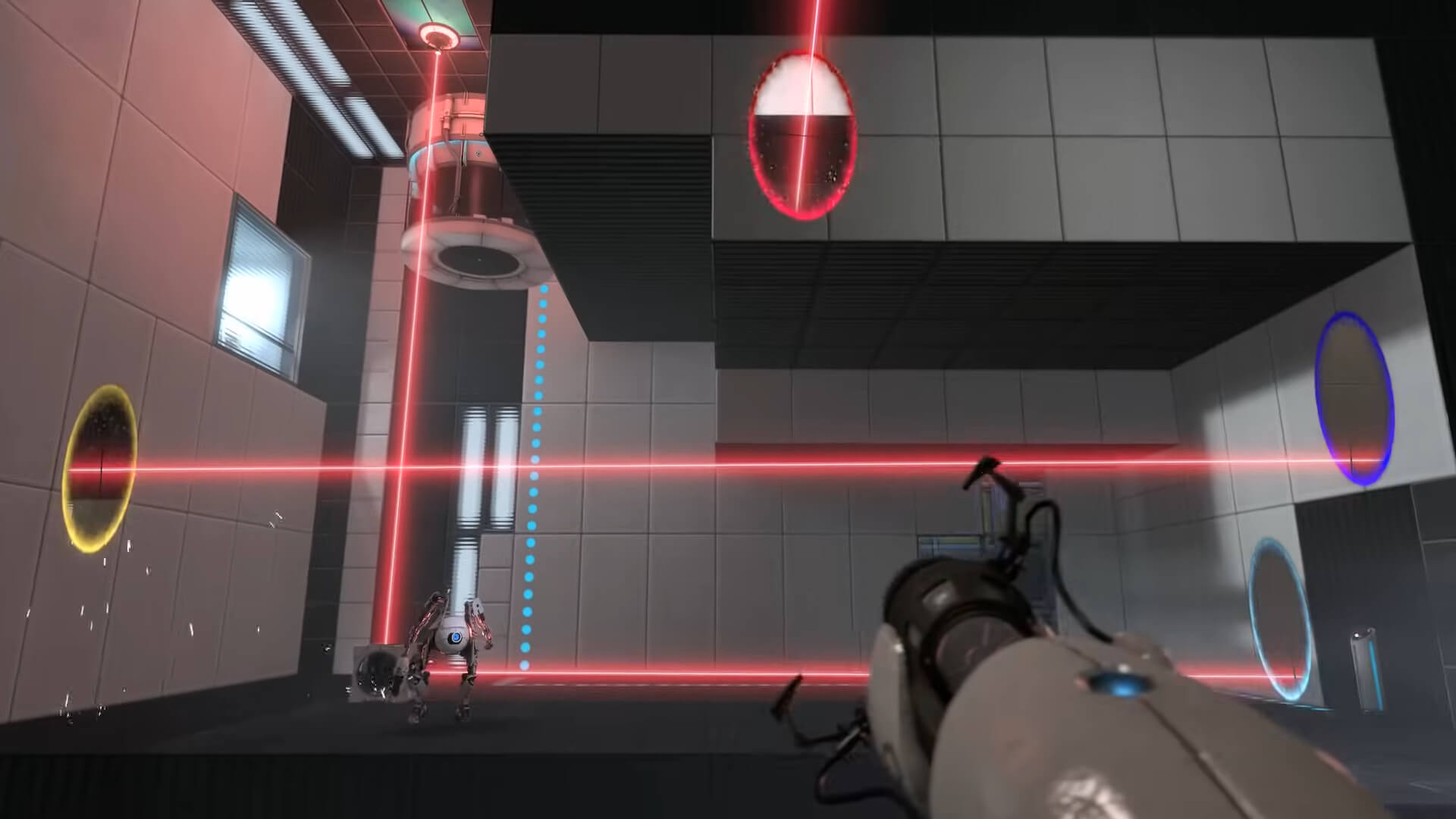 Playing the game Portal 2 in multiplayer