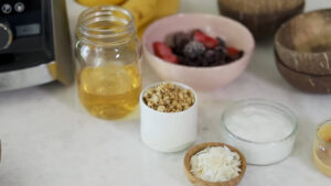 Ingredients for the Acai Bowl