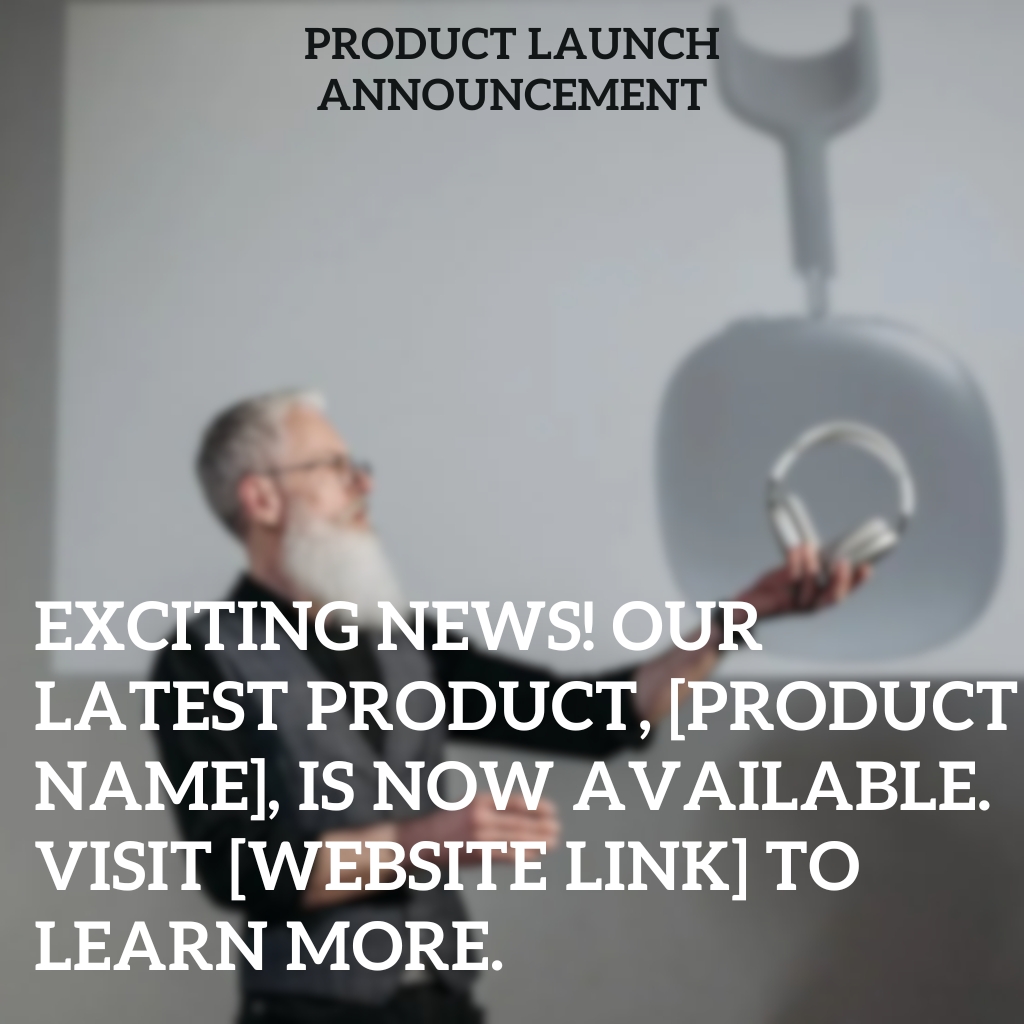 Product Launch Announcement