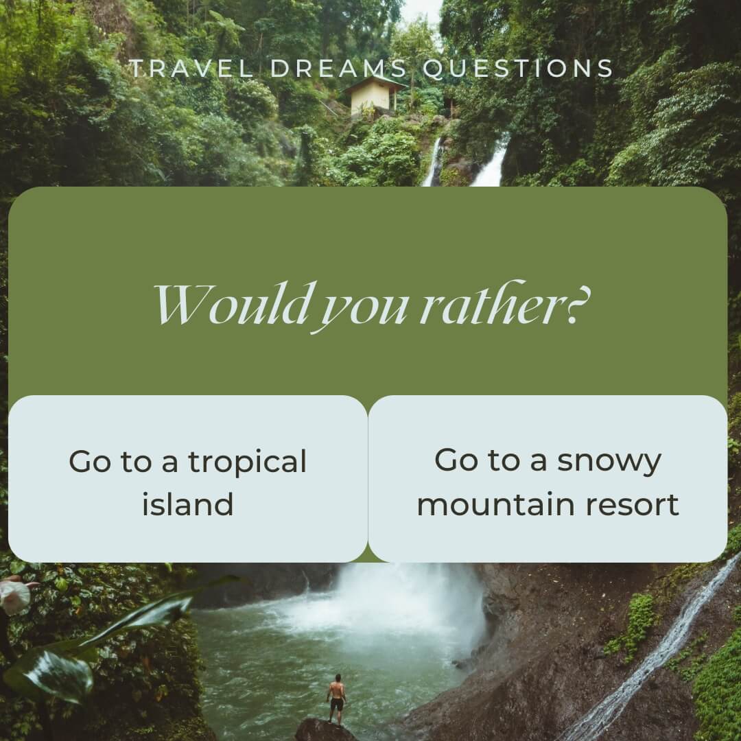 Travel Dreams Questions