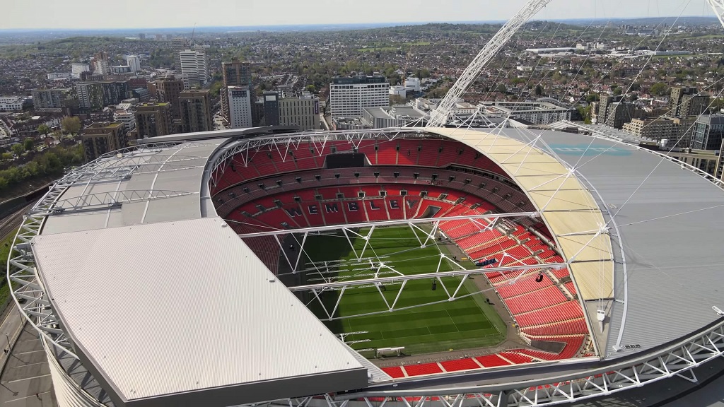 Wembley Stadium in London