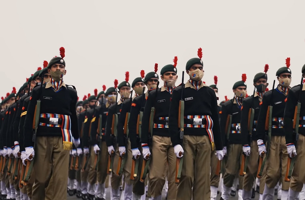 March of Indian soldiers