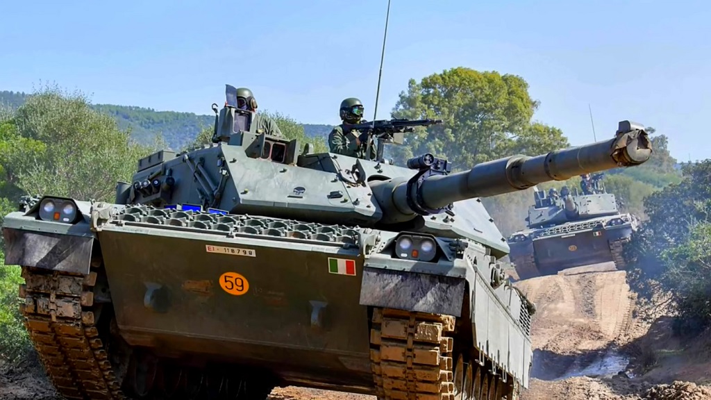 An Italian C1 Ariete tank