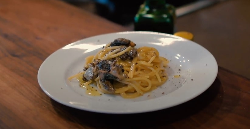 Creamy Morel mushroom pasta