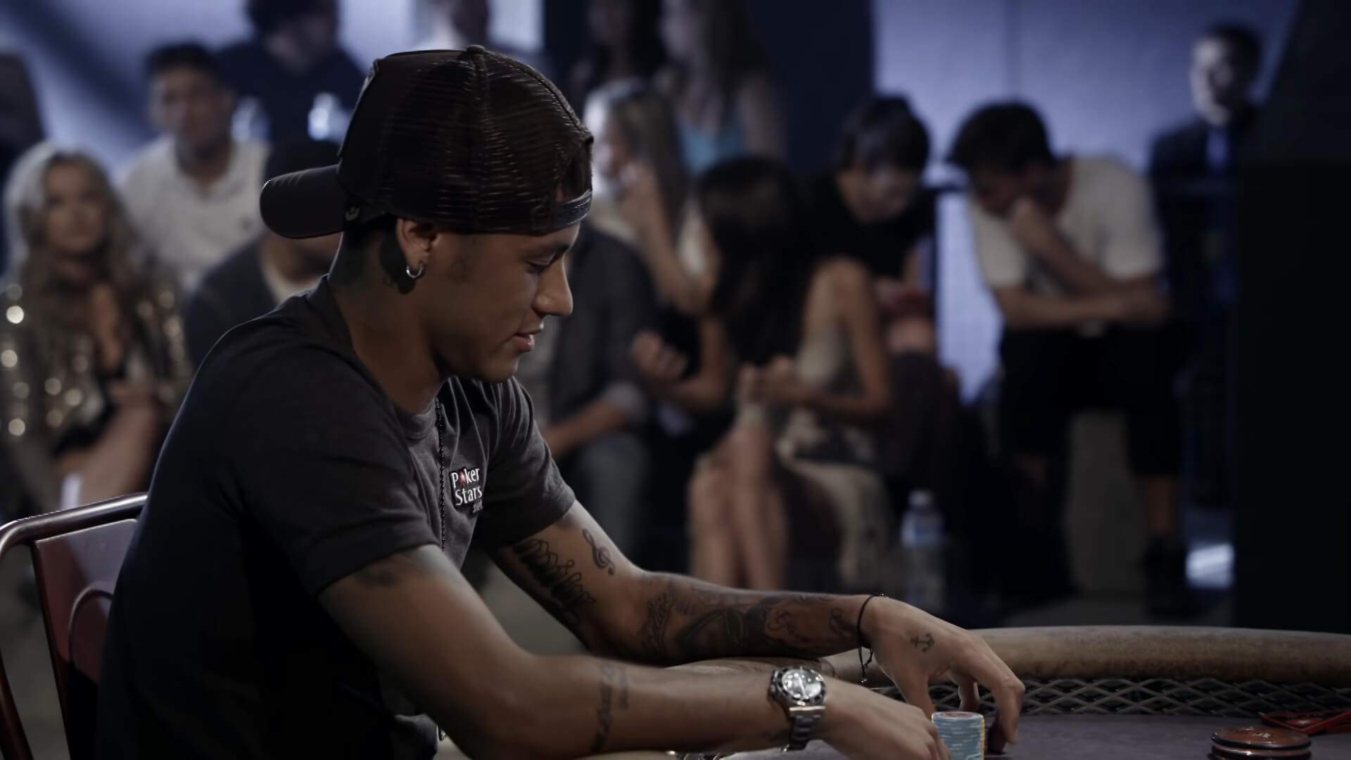 Neymar playing poker against John Boyega