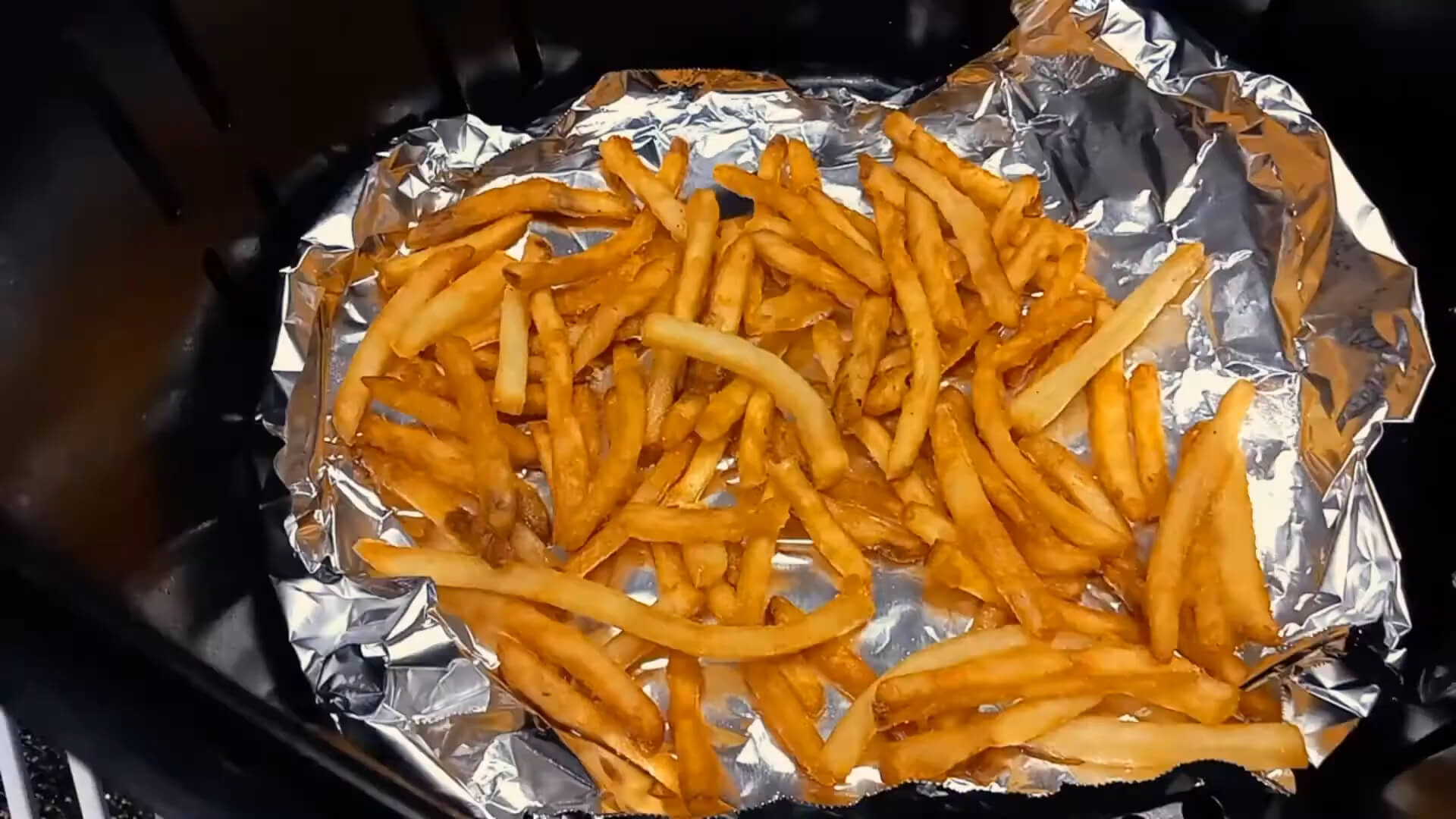 Reheat McDonalds fries in deep fryer