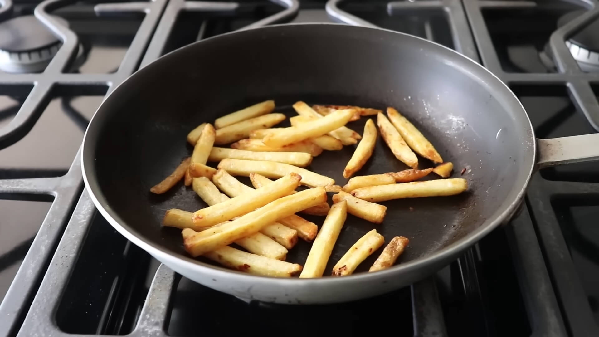 Reheating McDonalds fries in the pan