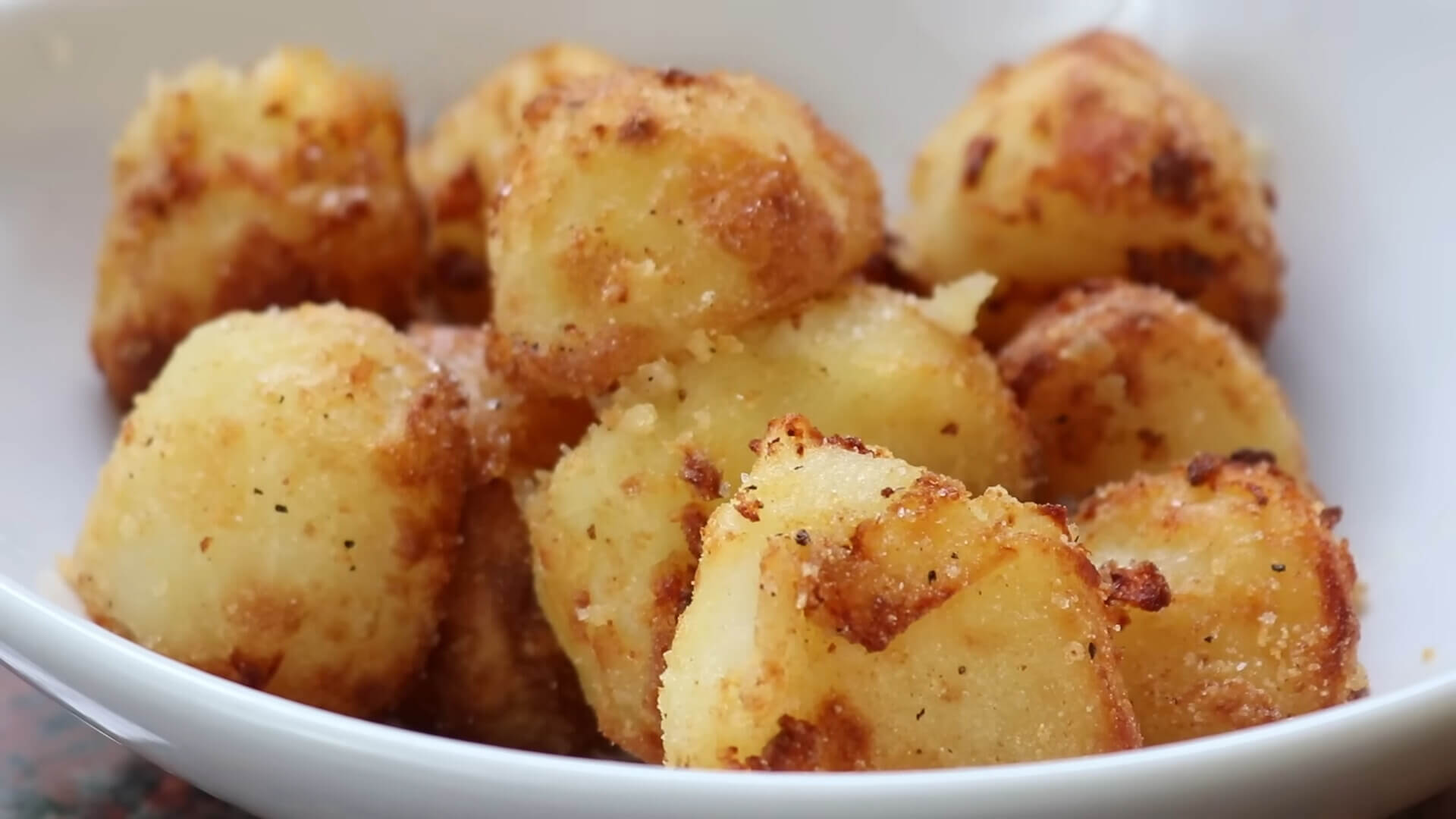 Results p reheating roast potatoes in an air fryer