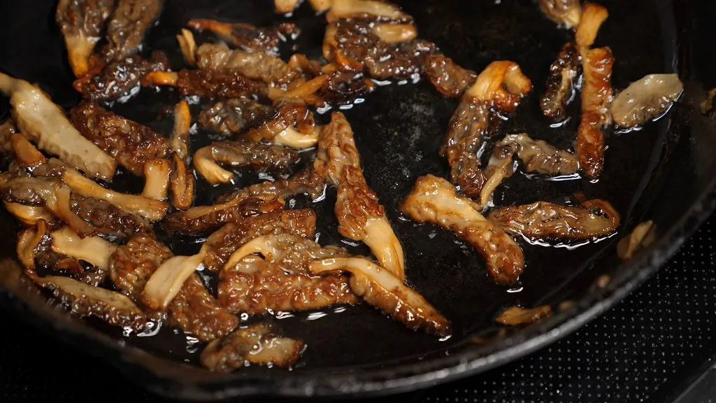 Sautéed Morels