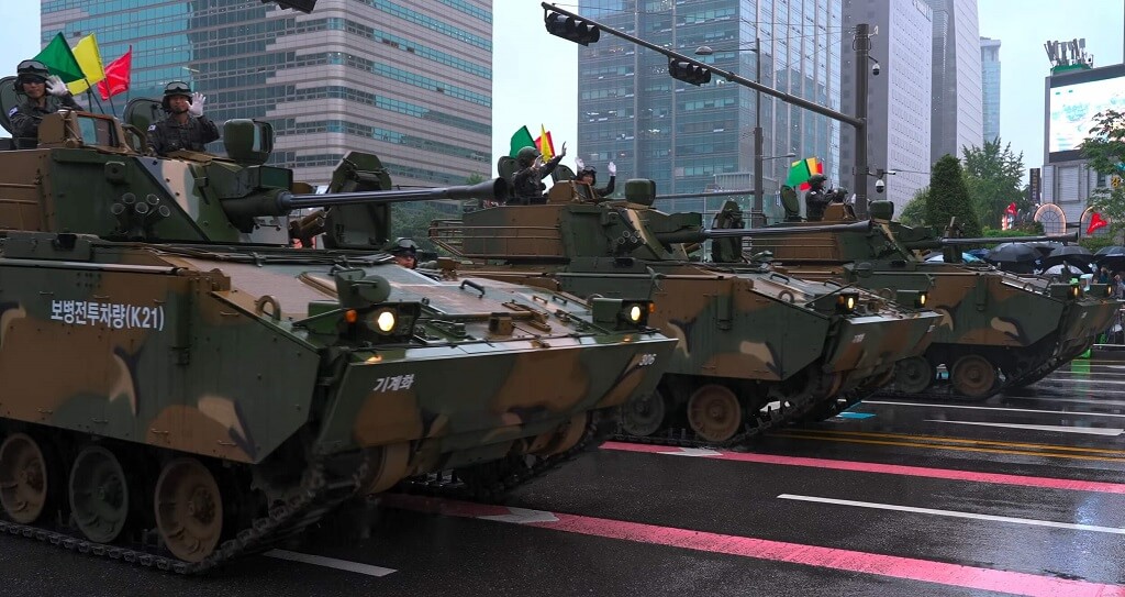 South Korean military parade in Seoul