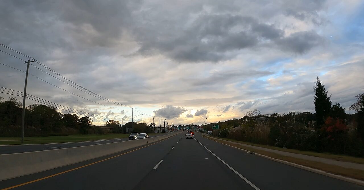 Driving on Route 30 from Atlantic City