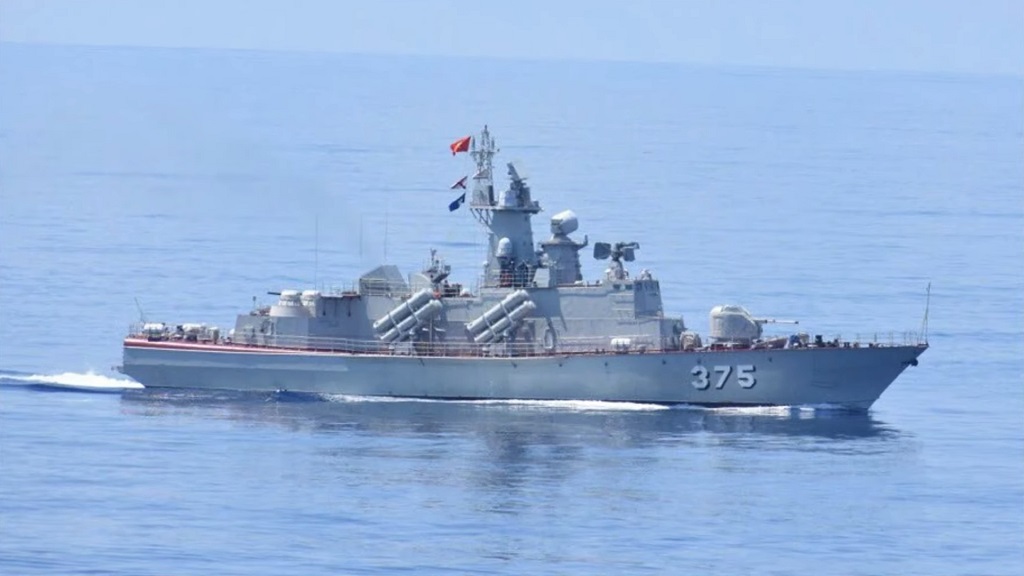 A warship of the Vietnamese Navy