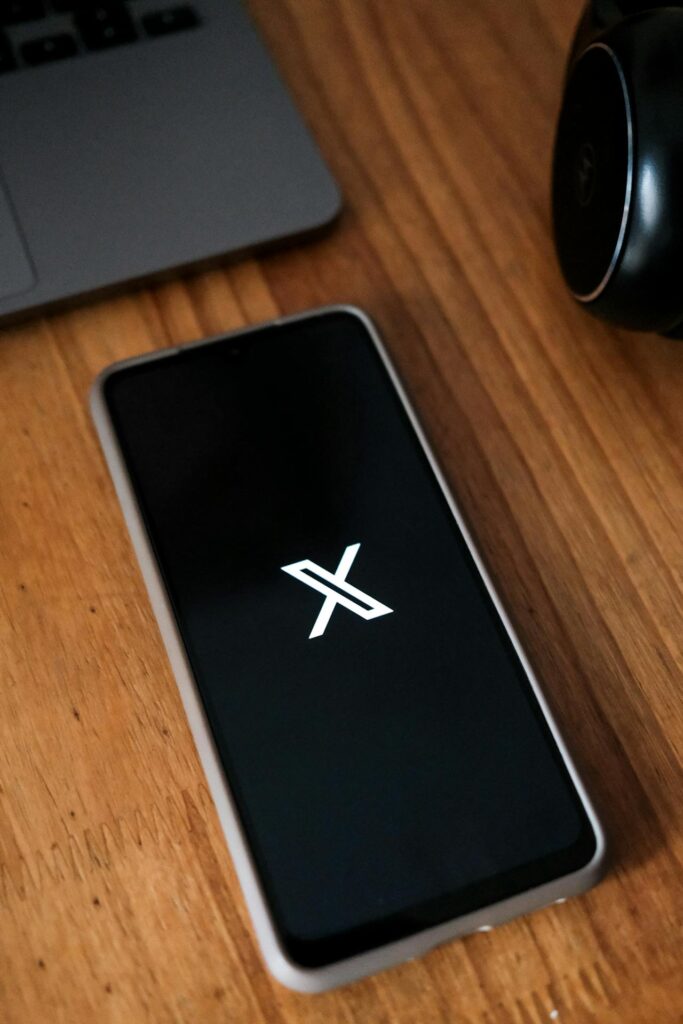 X app opened on a phone.