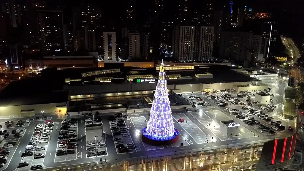 Christmas tree in Belo Horizonte, Brazil