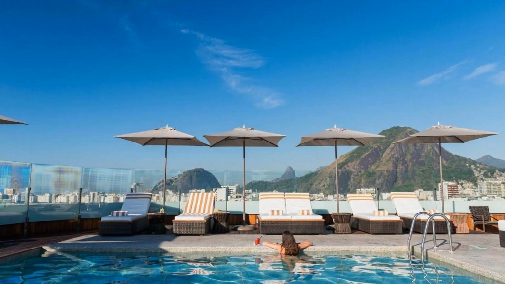 Rooftop pool at PortoBay Rio de Janeiro