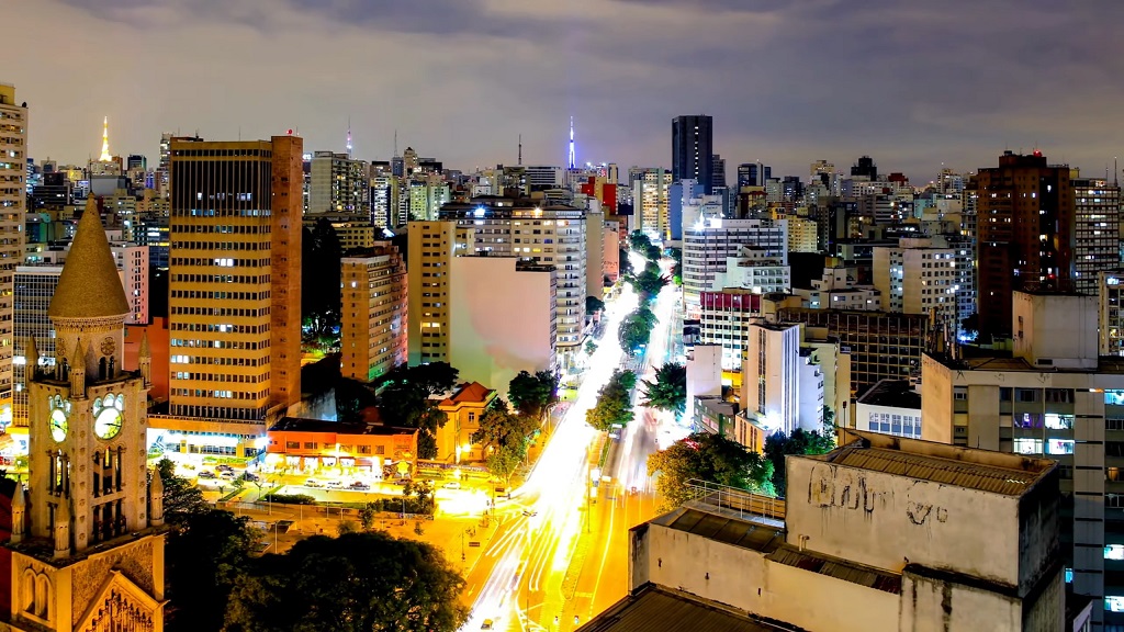 View of downtown São Paulo