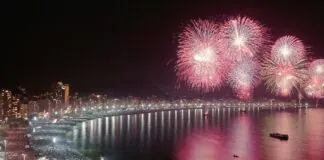 Copacabana Lights Up New Year 2025 with 35000 Spectacular Fireworks