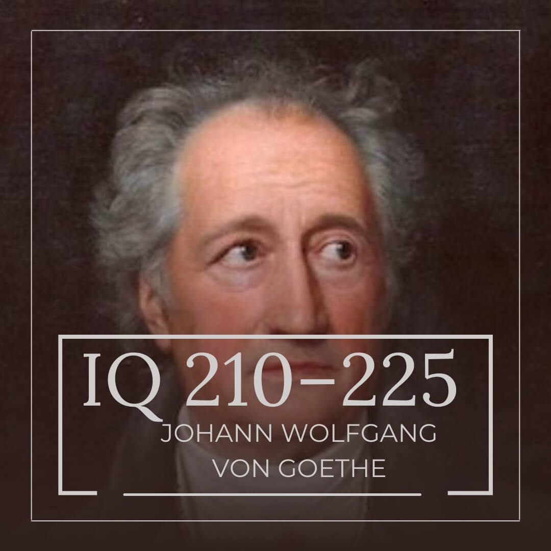 IQ of Johann Wolfgang von Goethe