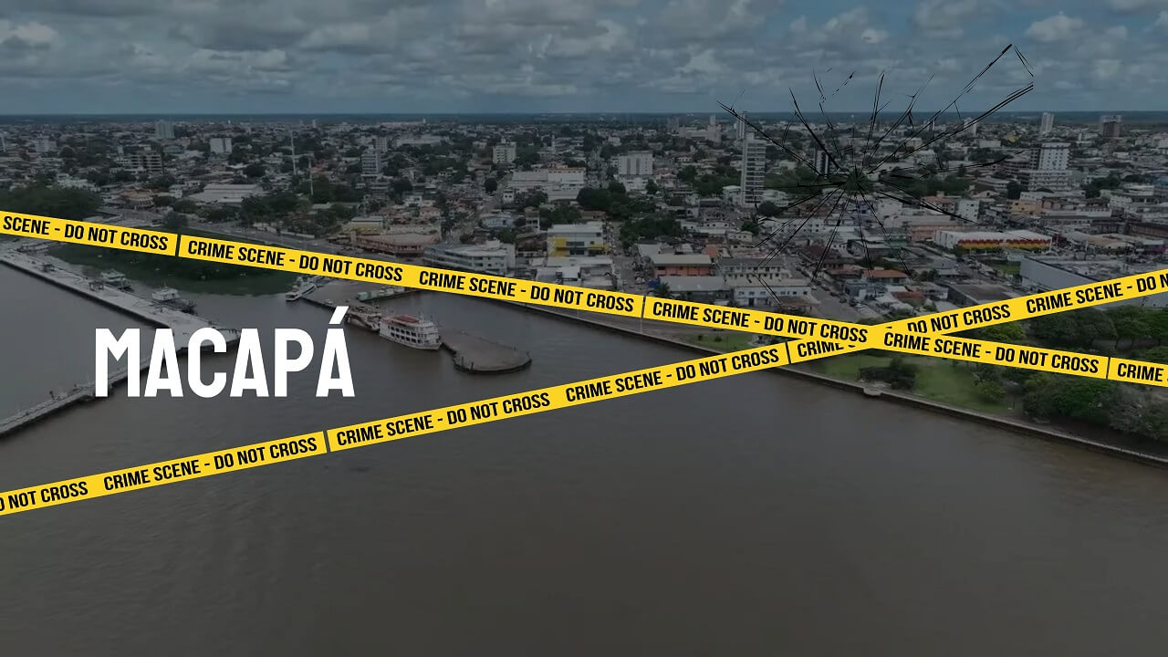 View of Macapá featuring its waterfront, urban buildings