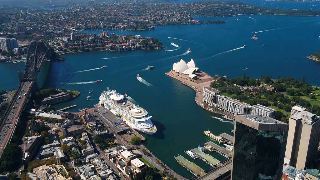 Aerial view of Sydney, Australia