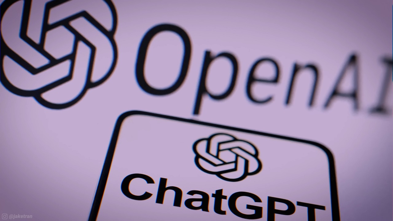 Logo of OpenAI and ChatGPT