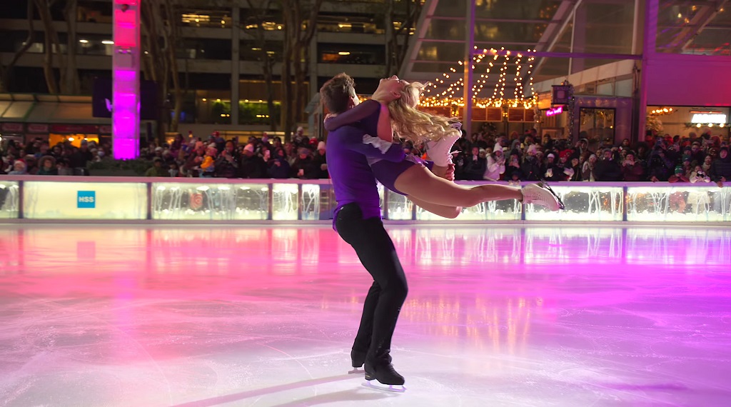 Alexa Knierim & Brandon Frazier skating