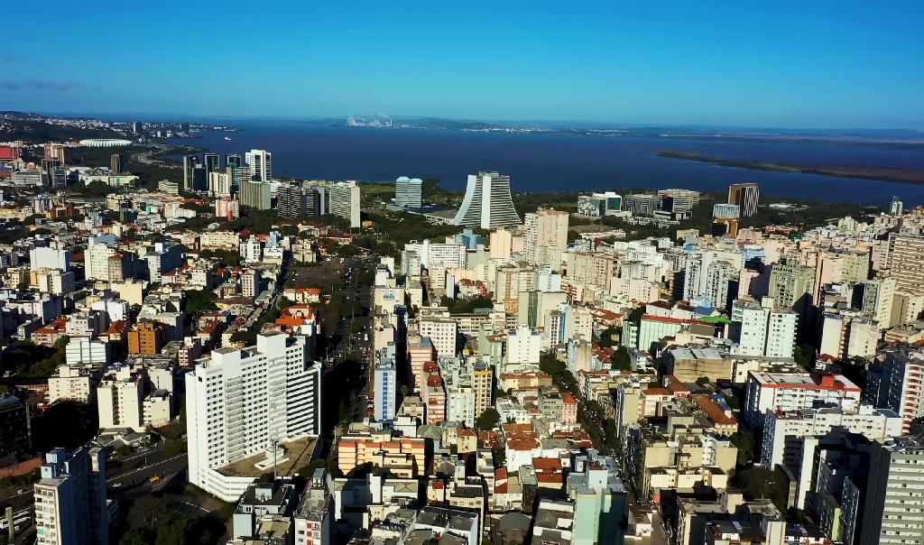 Panoramic view of Porto Alegre