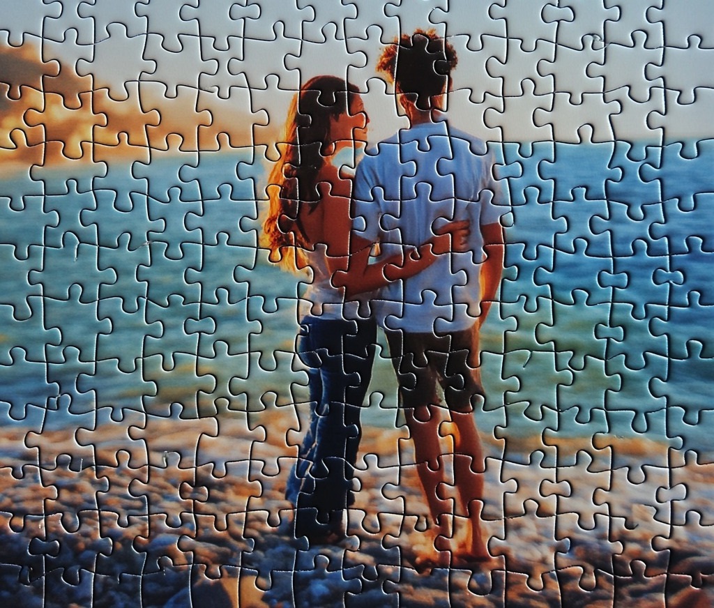 A custom jigsaw puzzle