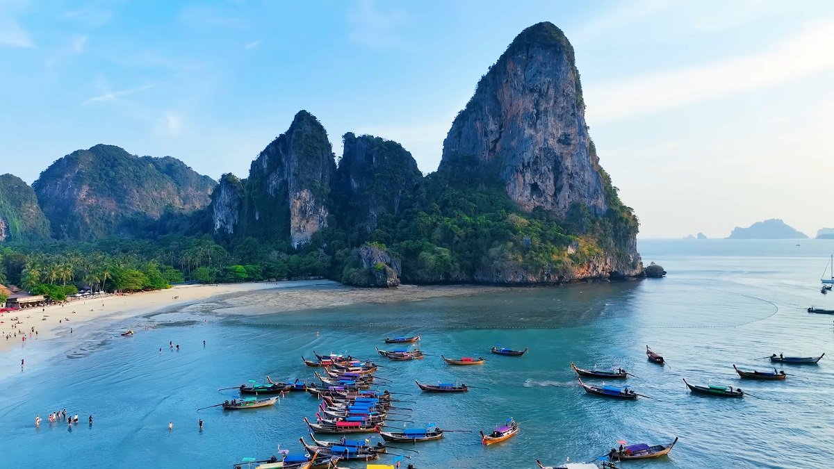 Aerial view of Railay Beach