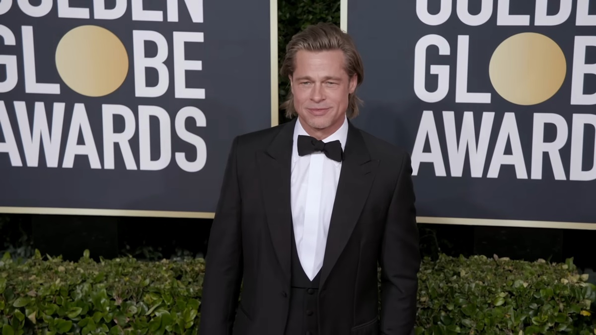 Brad Pitt at the Golden Globe Awards