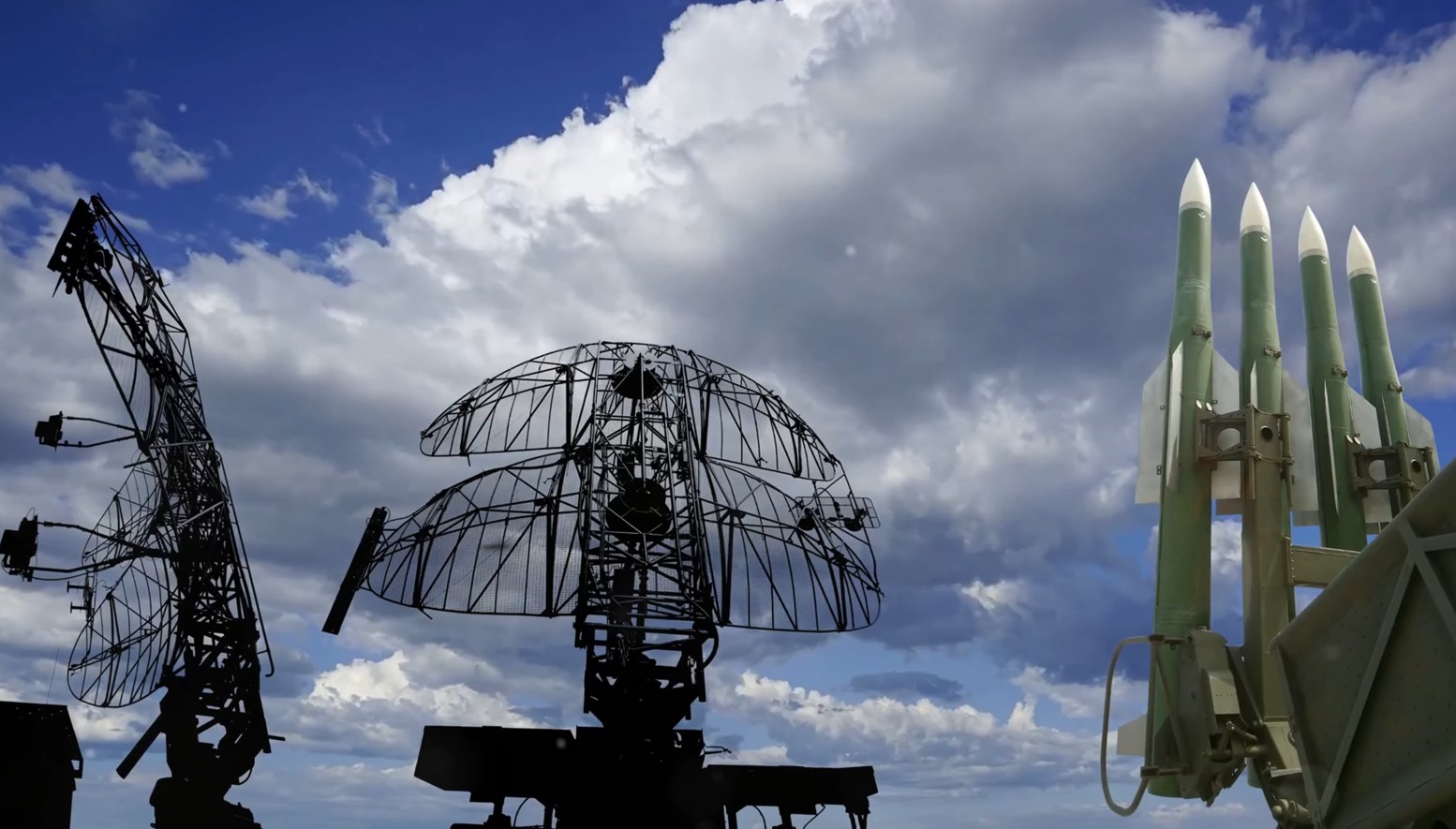 Part of the Iron Dome in Israel