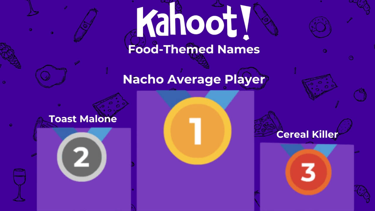 Kahoot Food-Themed Names