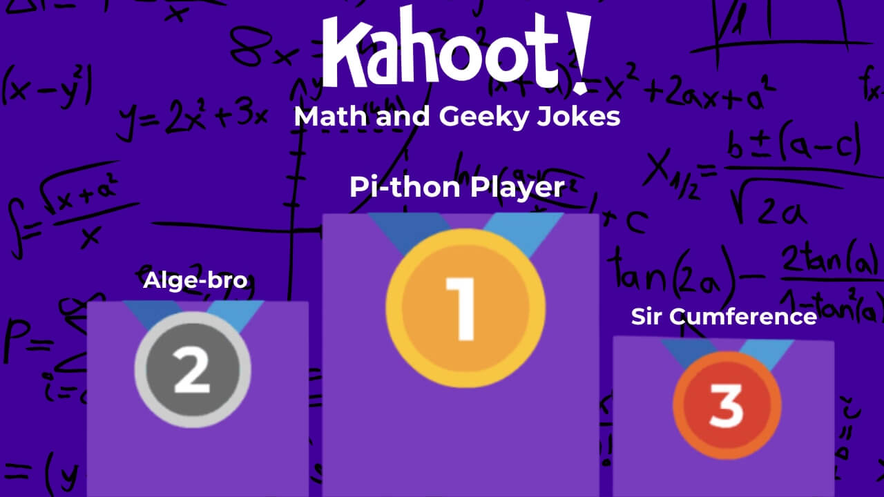 Kahoot Math and Geeky Jokes