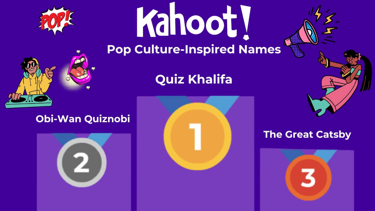 Kahoot Pop Culture-Inspired Names