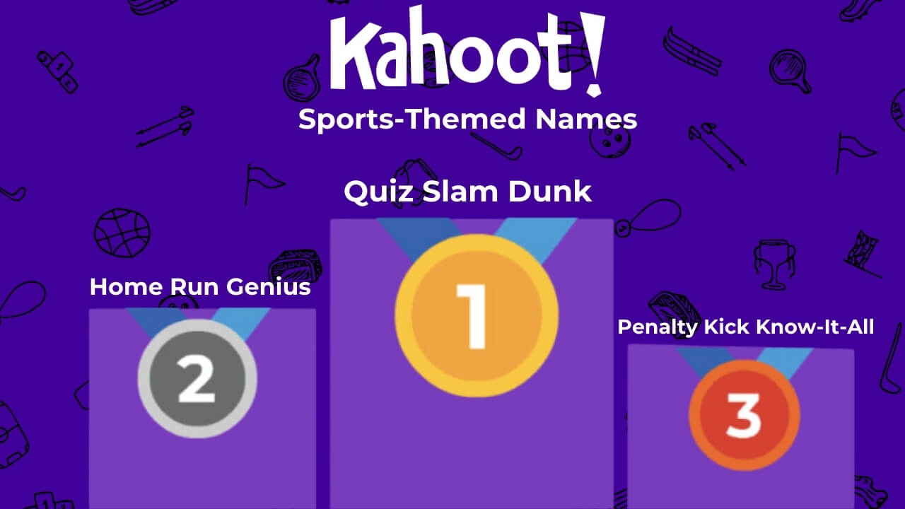 Kahoot Sports-Themed Names