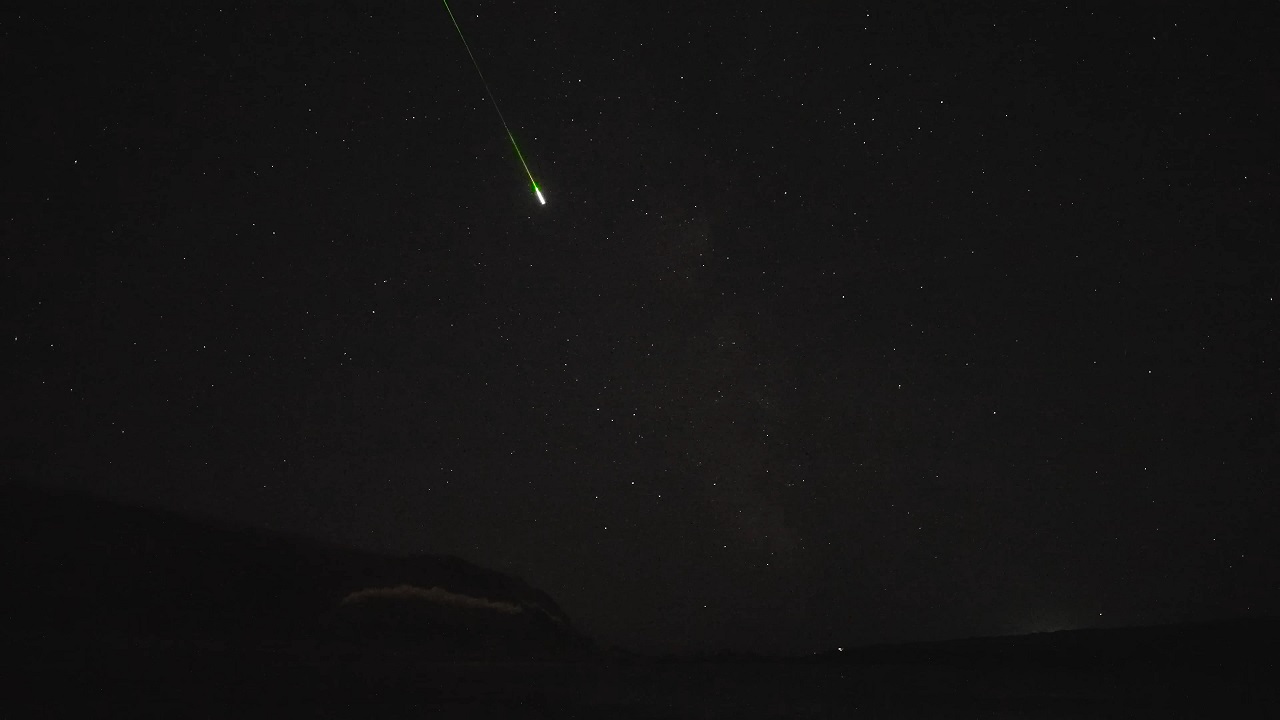 Perseid meteor shower astronomical event