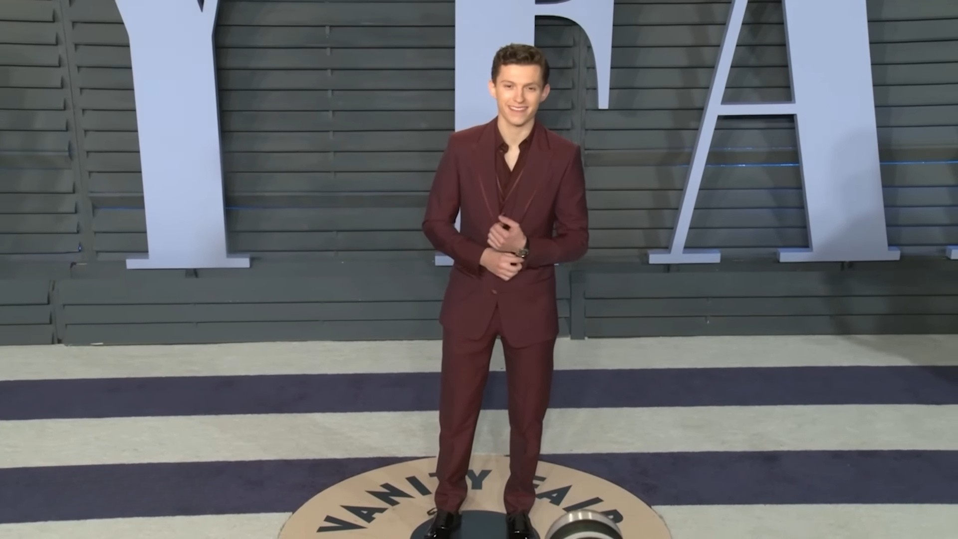 Tom Holland at the Vanity Fair event