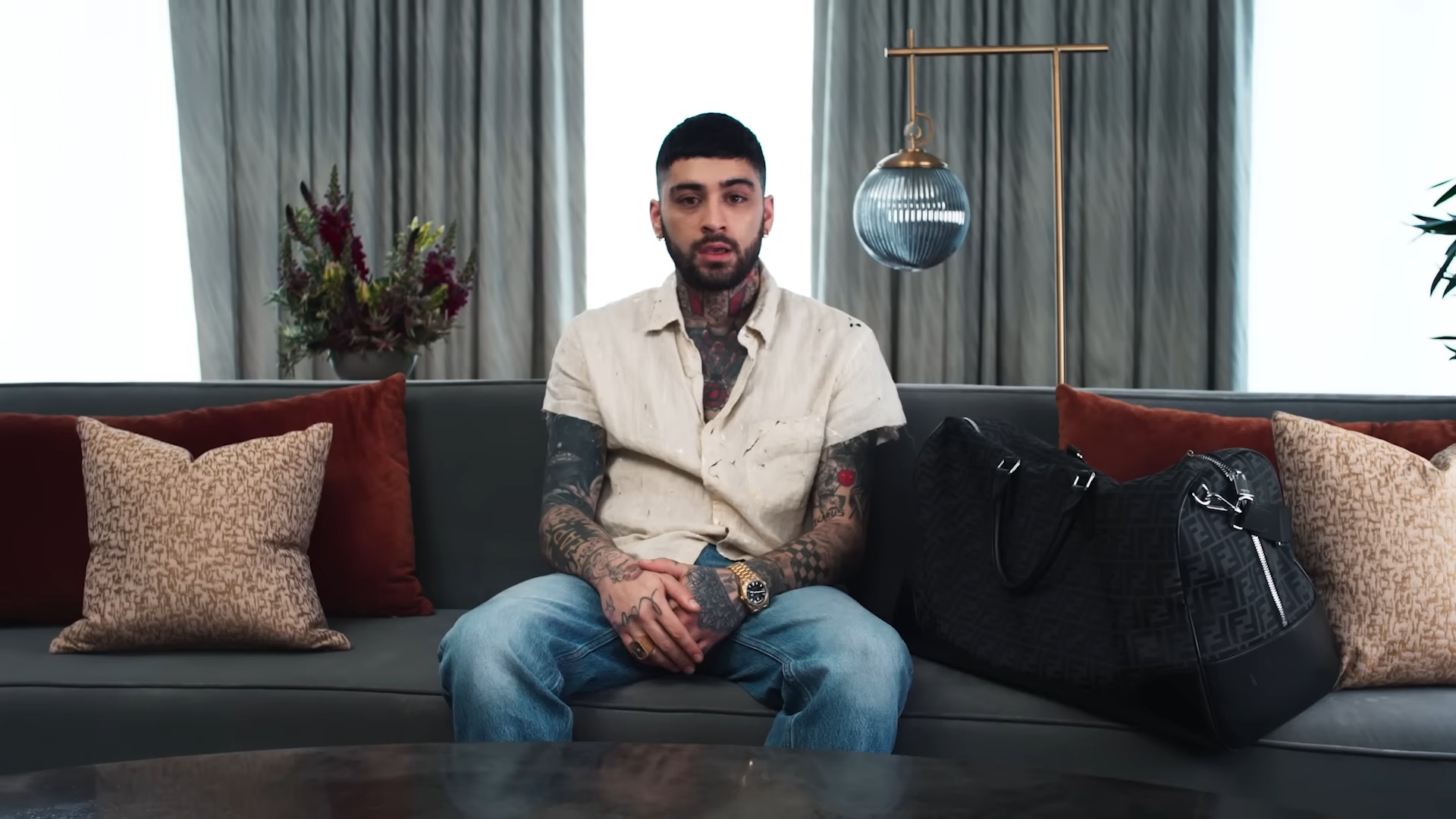 Zayn Malik in the interview for British Vogue