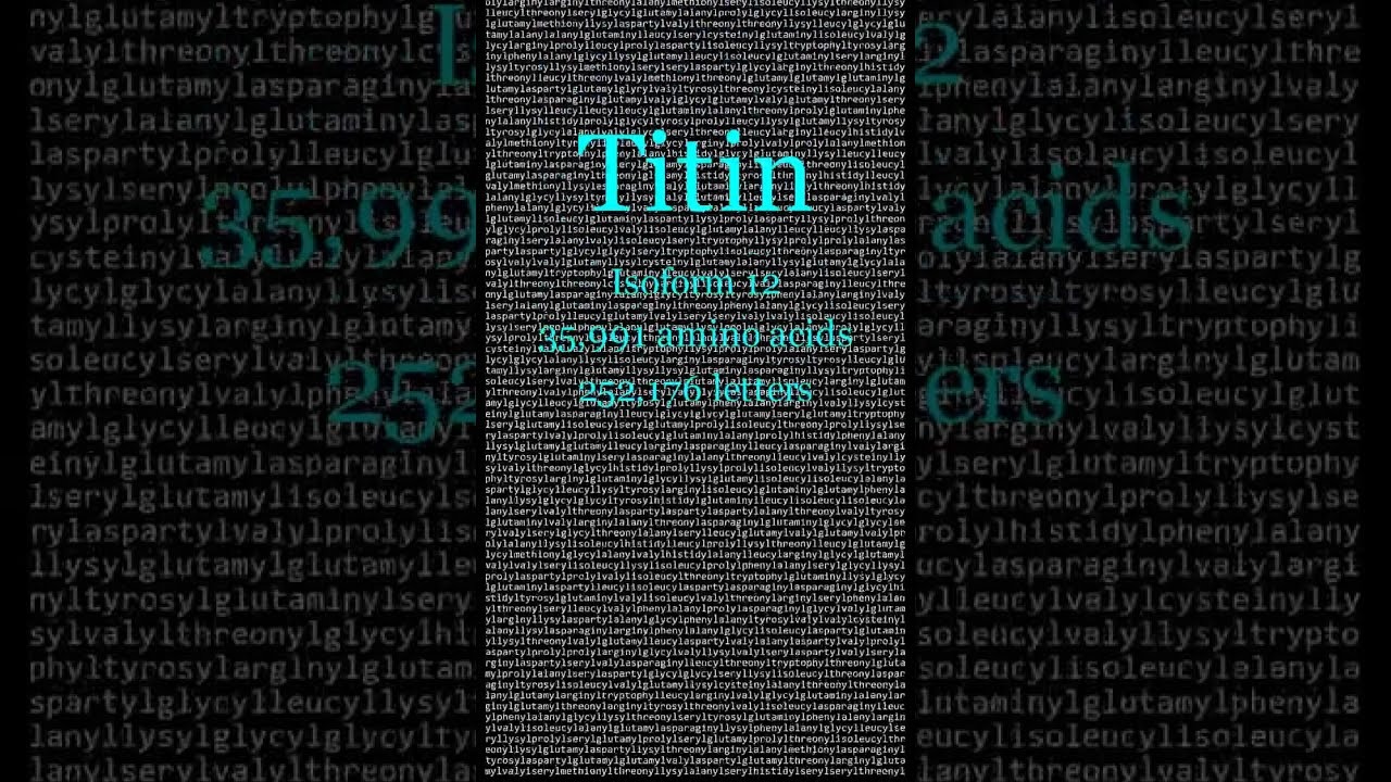 Chemical Name for Titin