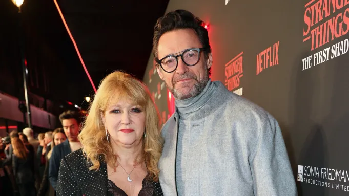 Hugh Jackman and Sonia Friedman